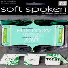 Me & My Big Ideas Soft Spoken Yester Is/Today Is Dimensional Stickers