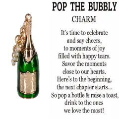 Pop the Bubbly Charm