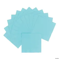 Solid Color Luncheon Napkins Bulk 50 Pc Light Blue