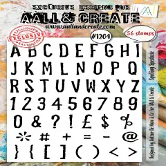 AALL And Create A5 Photopolymer Clear Stamp Set-Spelling Spectacle