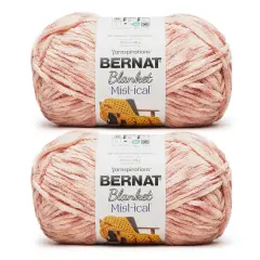 Bernat Blanket Mist-Ical Yarn 24 Pack-Pink Quartz