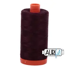 Very Dark Brown (2465) | 50wt Large Spool (1300M / 1422Y) | Aurifil Thread
