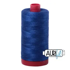 Dark Cobalt (2740) | 12wt Large Spool (325M / 356Y) | Aurifil Thread