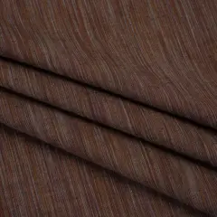1 Yard Cocoa Striated Woven Quilting Cotton Fabric for Skirts Shirts Quilts, 43 inches Width