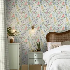 Laura Ashley Elston Garden Multi Wallpaper