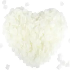 2200 PCS Silk Flower Rose Petals for Wedding Decorations (Ivory)
