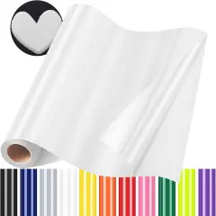 12''x6ft White 3D Puff Vinyl Heat Transfer