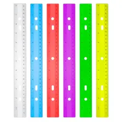 12" Acrylic Rulers &ndash; Imperial/Metric &ndash; 144 Count