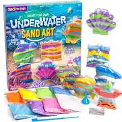 Create Your Own Underwater Sand Art - Underwater Sand Art