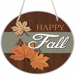 Welcome Wooden Decoration-Happy Fall(Happy Fall)