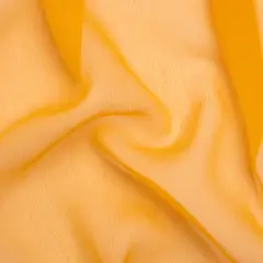 1 Yard Mango Crinkled Silk Georgette Lightweight Designer Deadstock Fabric 51 inch Width