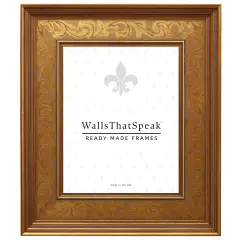 Marais II 2.75", European Gold Picture Frame by wallsthatspeak