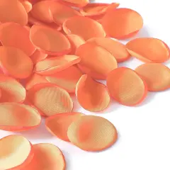 300pcs Rose Petals Burnt Orange Faux Silk Flower