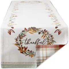 Thankful Autumn Collection Fall Table Runner