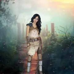 Apocalypse Survivor Outfit Warrior Costume for Post-Apocalyptic Theme