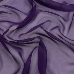 1 Yard Grape Silk Chiffon Premium Collection Solid Color, 44 Inches wide