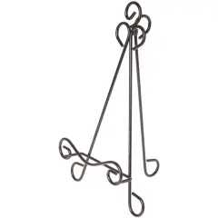 Bard's Black Metal Easel, 13" H x 7.5" W x 8" D (For 9" - 11.5" Plates)