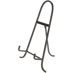 Bard's Black Wrought Iron Easel, 11" H x 7.75" W x 5.5" D (For 8.5" - 15" Plates)