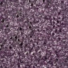 Matubo 2-Hole Czech Glass Transparent Miniduo Beads, 50g Tanzanite