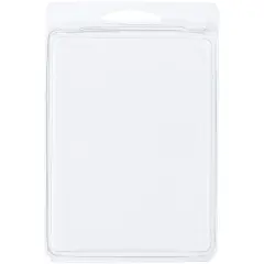 Collecting Warehouse Clear Plastic Clamshell Package / Storage Container, 4.4375" H x 3.3125" W x 0.75" D