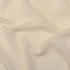1 Yard Bone Silk Lightweight 4-Ply Crepe Fabric, 33 Inches Width