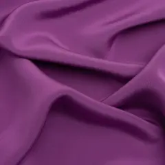 1 Yard Bright Purple Silk Crepe Elegant 4 Ply Fabric 44" Wide for Blouses, Gowns & Designer Apparel