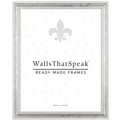 14x16 Picture Frame, Stratton 0.75 Inch Wood Moulding, Wall Display Frame for Art, Posters, or Photos by wallsthatspeak White