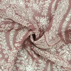 1 Yard Rose Chelsea Chiffon Fabric Polyester Lightweight Sheer Flowing 58/60 Inch Width