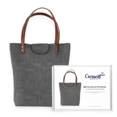 Crosscut Sewing Co.&reg; Lincoln Tote Sewing Kit - Beginner Sewing Project Kit Kantha cloth
