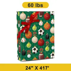Bright Ornament Gift Wrap Roll 24" x 417' 1 Roll