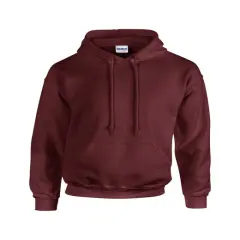 Gildan&reg; Adult Heavy Blend Long Sleeve Hooded Sweatshirt MAROON