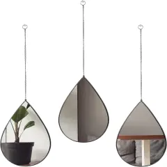 Teardrop Mirrors for Living Room Decor