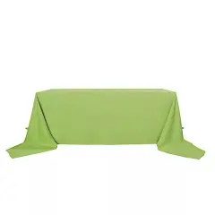 90x156-Inch Apple Green RECTANGULAR Tablecloths Reception Catering Wedding Party