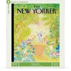 New York Puzzle Company Springtime 500 Piece Piece Jigsaw Puzzle