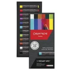 Caran d&rsquo;Ache Neoart 6901 Pastels - Set of 12, Assorted Colors