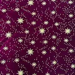 1 Yard Star Glitter Stretch Polyester Spandex Velvet Fabric for Dancewear Cosplay Costumes Arm Sleeves 60" Width