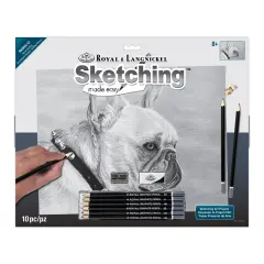 SKBNL12 | Sketching Made Easy&trade; 10pc 11.25" x 15.375" French Bulldog Sketching Art Project