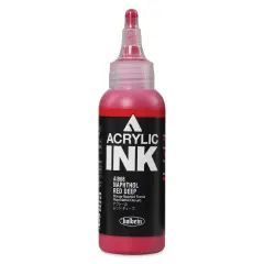 Holbein Acrylic Ink - Naphthol Red Deep, 100 ml