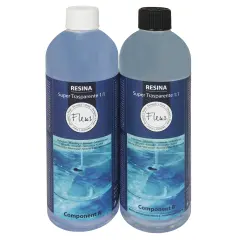 Fleur Super Clear Resin - Resin and Hardener, 1.9 L