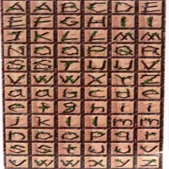 Designer Twig Alphabet Stickers