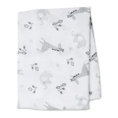 Afrique Cotton Muslin Baby Swaddle by Lulujo