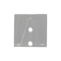 Northlight Parapet Clips for Use with Shingle Tab Christmas Clips - 100pc Clear