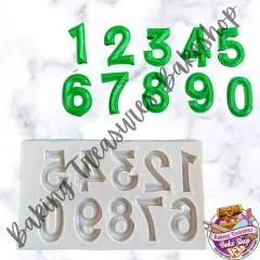Numbers Small Silicone Mold