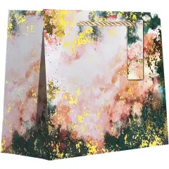Pack/6: Watercolor Magic Gift Bag - 10 x 4 x 8"