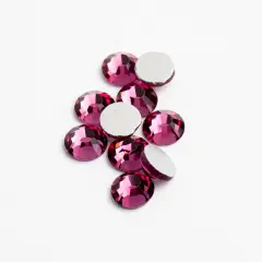 Crystal Lane DIY SS20 Glass Flatback Rhinestones, 1440pcs Fuchsia Pink