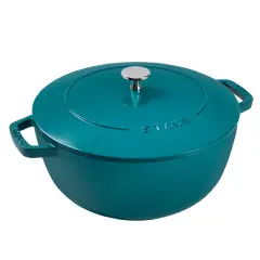 Staub Cast Iron Essential French Oven, Dutch Oven, 5-quart, serves 5-6, Made in France