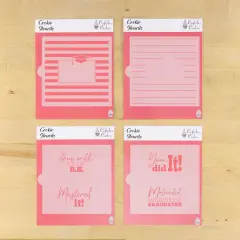 You Did It Graduation 4 Piece Cookie Stencil Set