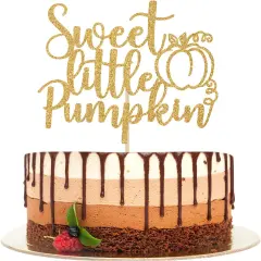 Sweet Little Pumpkin Cake Topper