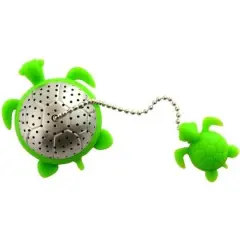 Norpro Turtle Shape Silicone /Stainless Steel Mesh Ball Loose Leaf Tea Infuser