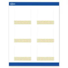 Avery Printable Square Labels with Sure Feed Technology, Pre-Printed Gold Lace Trim Pattern, Matte White, 3" x 3", Laser & Inkjet Compatible, 60 Total, Great for Branding, Marketing, and Events